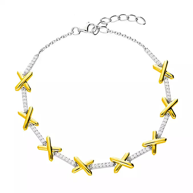 Sterling Silver 'Love' Bracelet