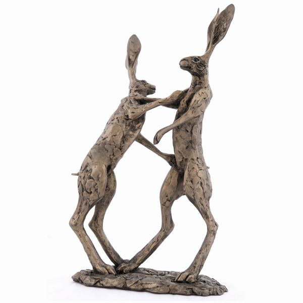 “Hannah and Hamish” Sculpture by Paul Jenkins – Bronze Resin | 44 x 23cm