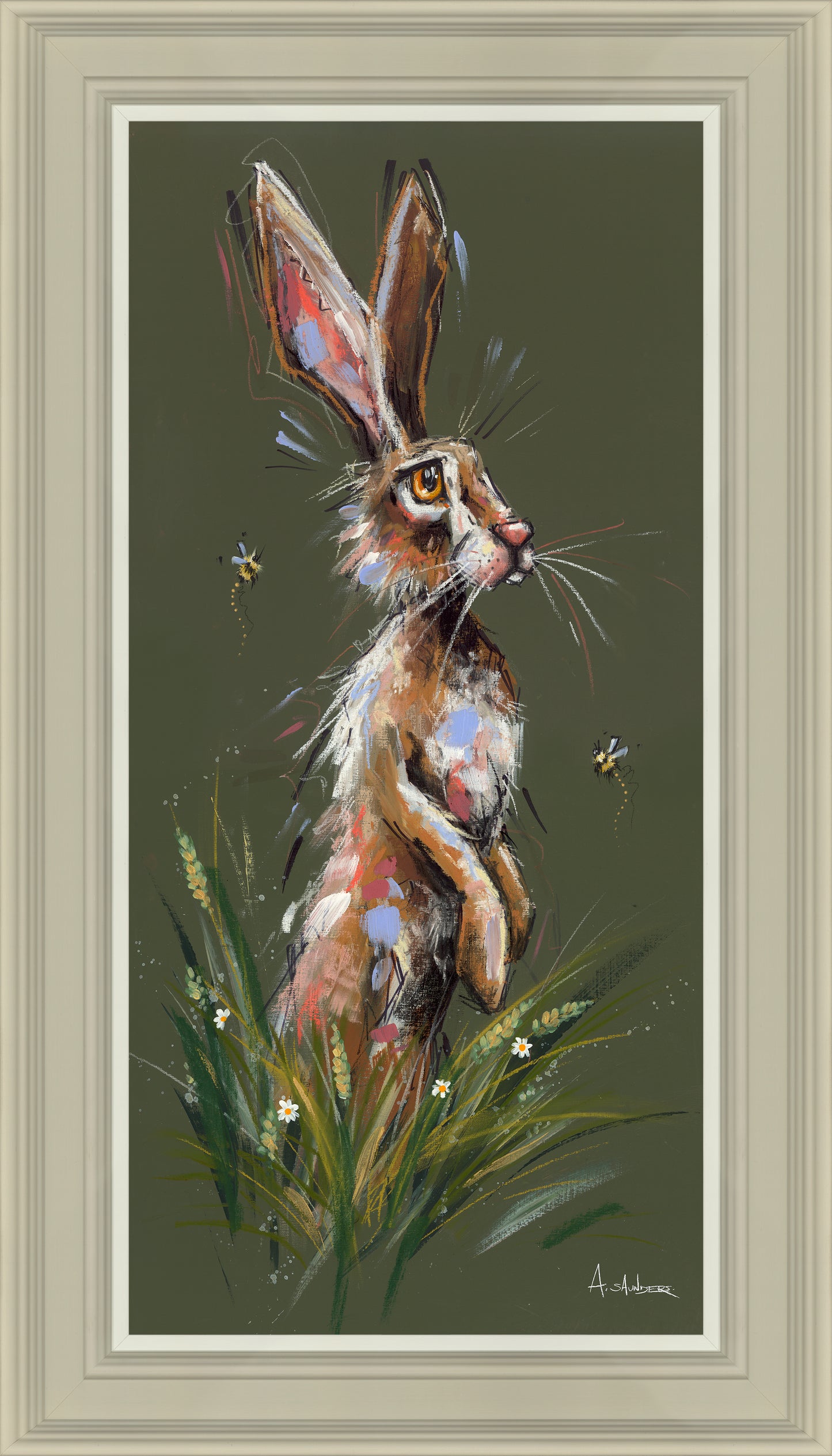 Hippity by Ashley Saunders | 39cm x 69cm