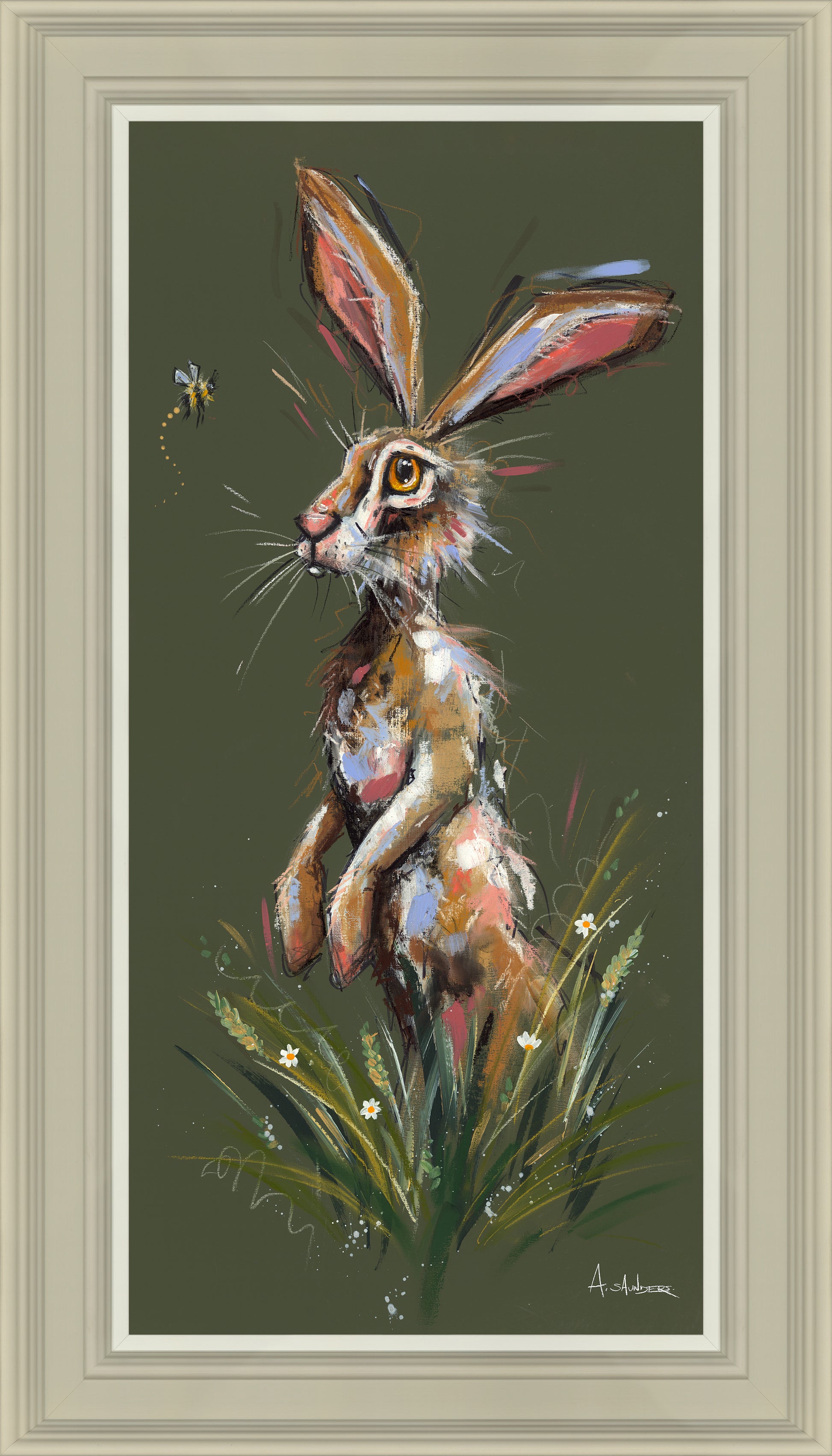Hoppity by Ashley Saunders | 39cm x 69cm
