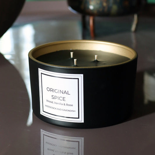 Three Wick Candle Original Spice Home Candle