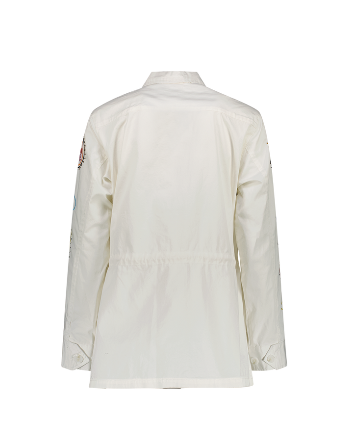 Sloane Utility White Embroidery Jacket