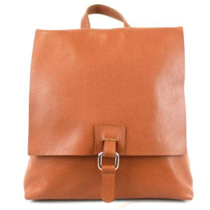 Leather Backpack Shoulder Bag | Made in Italy | Luxury Calf Leather 