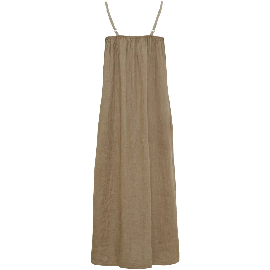 Linen Slip Dress – Natural | Women's Luxury Linen Maxi Dress
