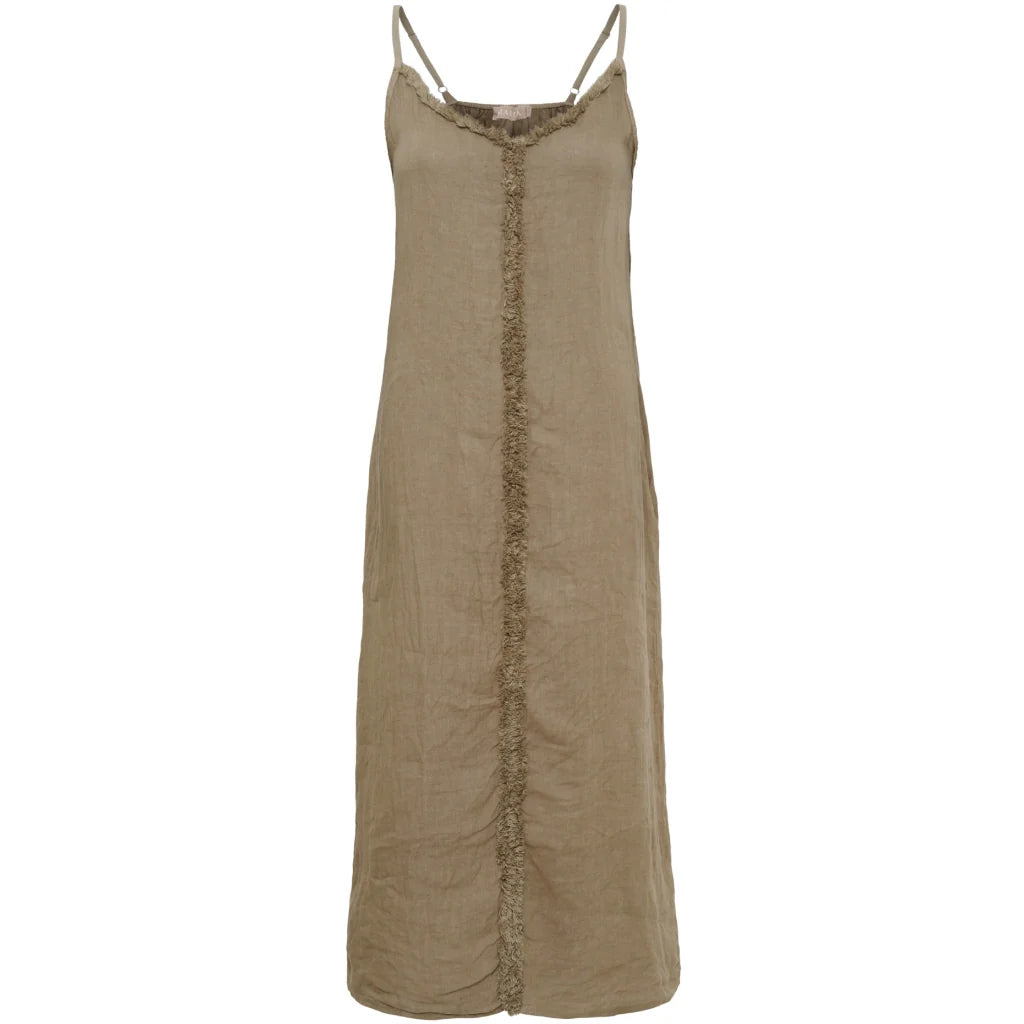 Linen Slip Dress – Natural | Women's Luxury Linen Maxi Dress