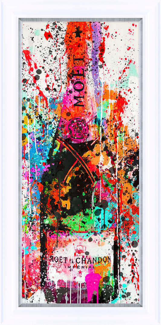 Moet and Chandon by Pop and Toast – Luxury Champagne Art Print | 65cm x 131cm