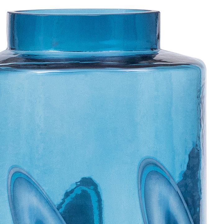 Hand-Blown Vase Steel