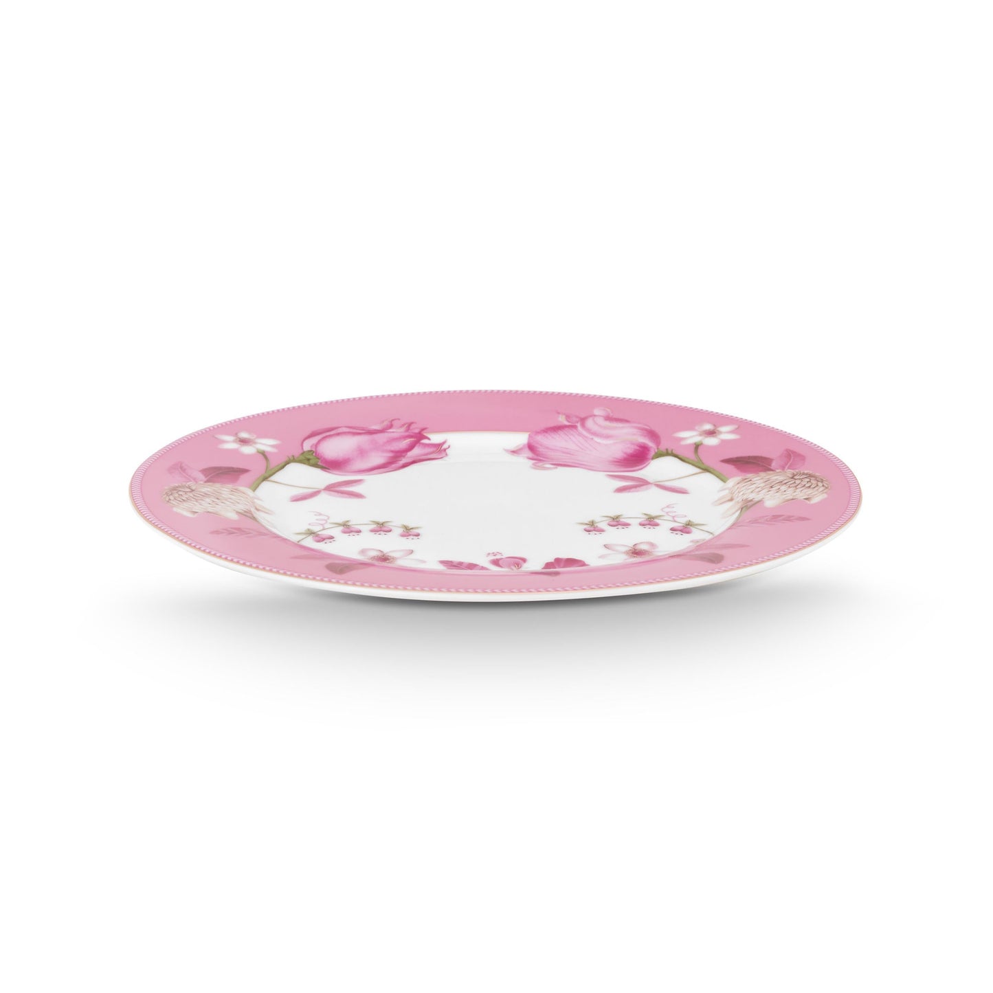Plate Jolie Tulip Pink – 23cm | Elegant & Durable Porcelain Tableware