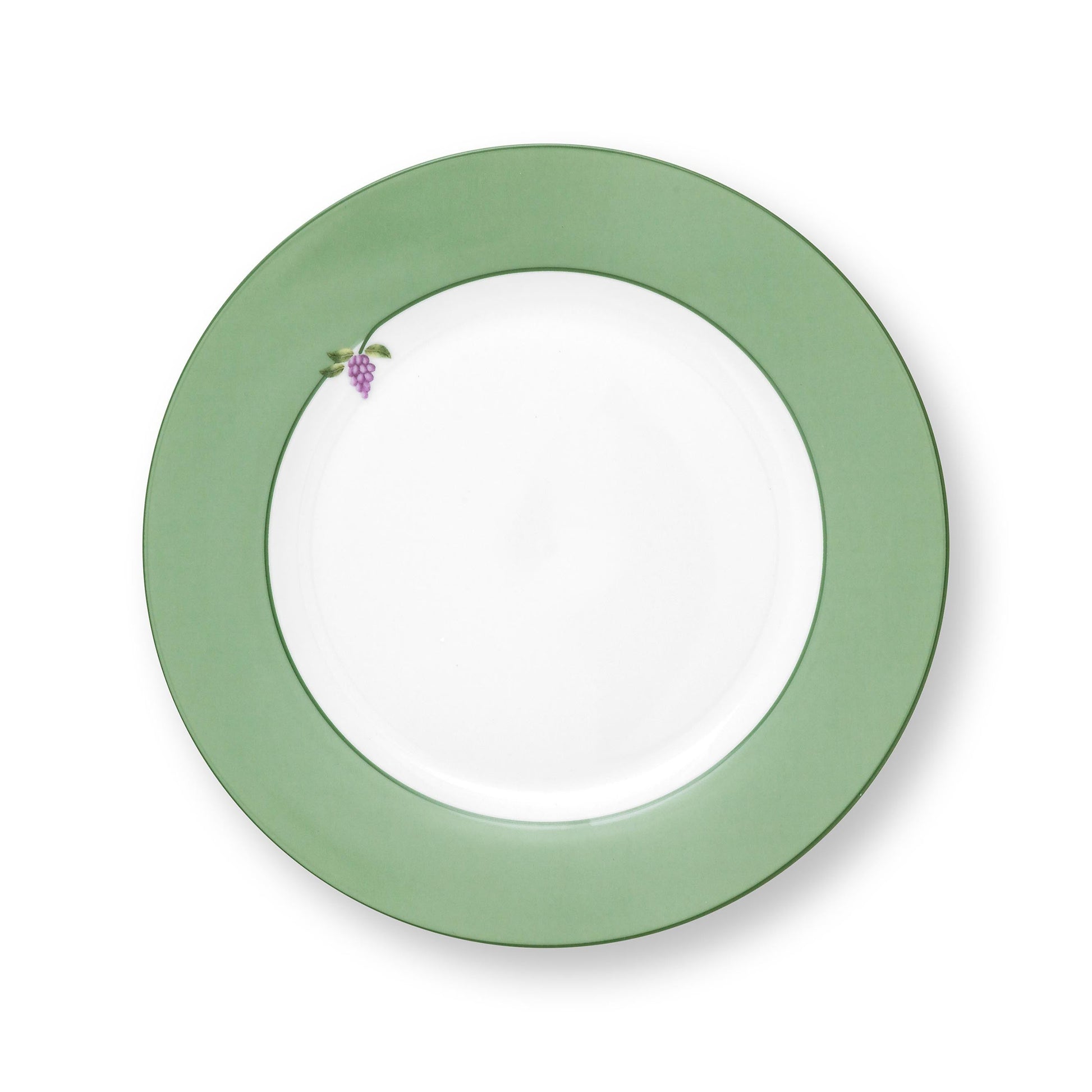 Plate Lily & Lotus Uni Light Green – 23cm | Elegant Porcelain Tableware