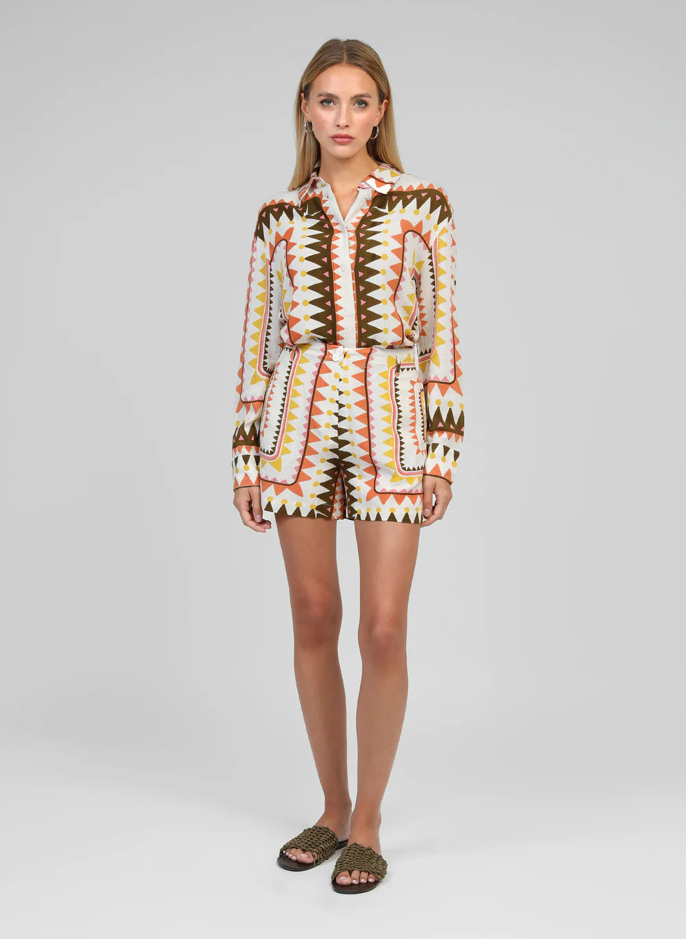 Aztec Design Shorts — An'ge