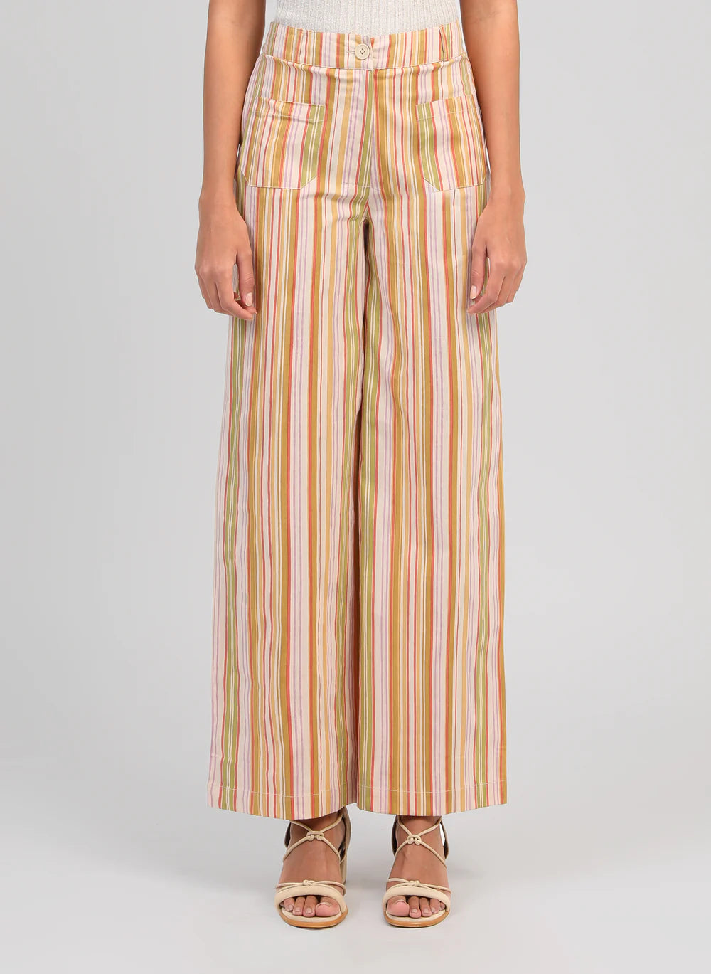 Yellow Stripe Trousers — An'ge