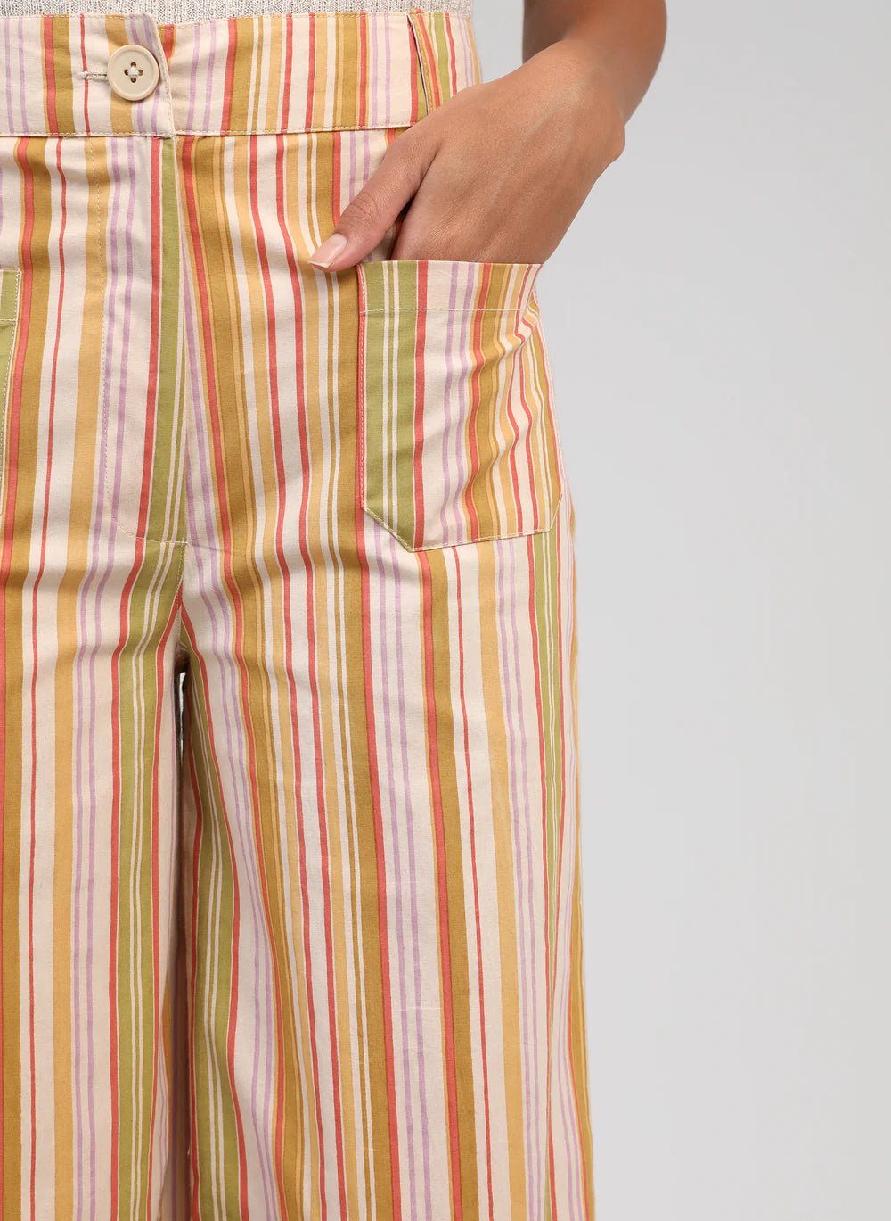 Yellow Stripe Trousers — An'ge