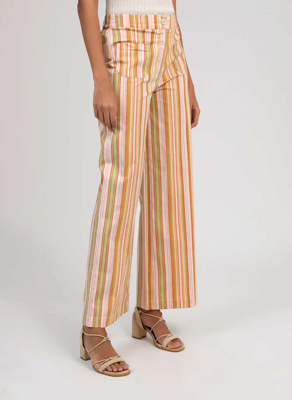 Yellow Stripe Trousers — An'ge