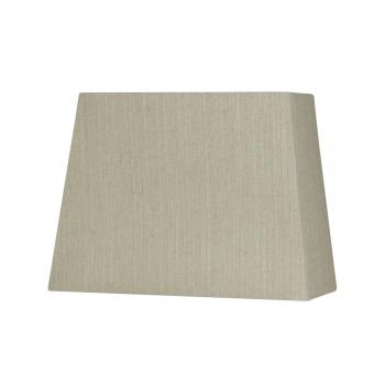 Rectangular Linen Lampshade – Buttermilk or Calico | Hard-Lined, 30cm