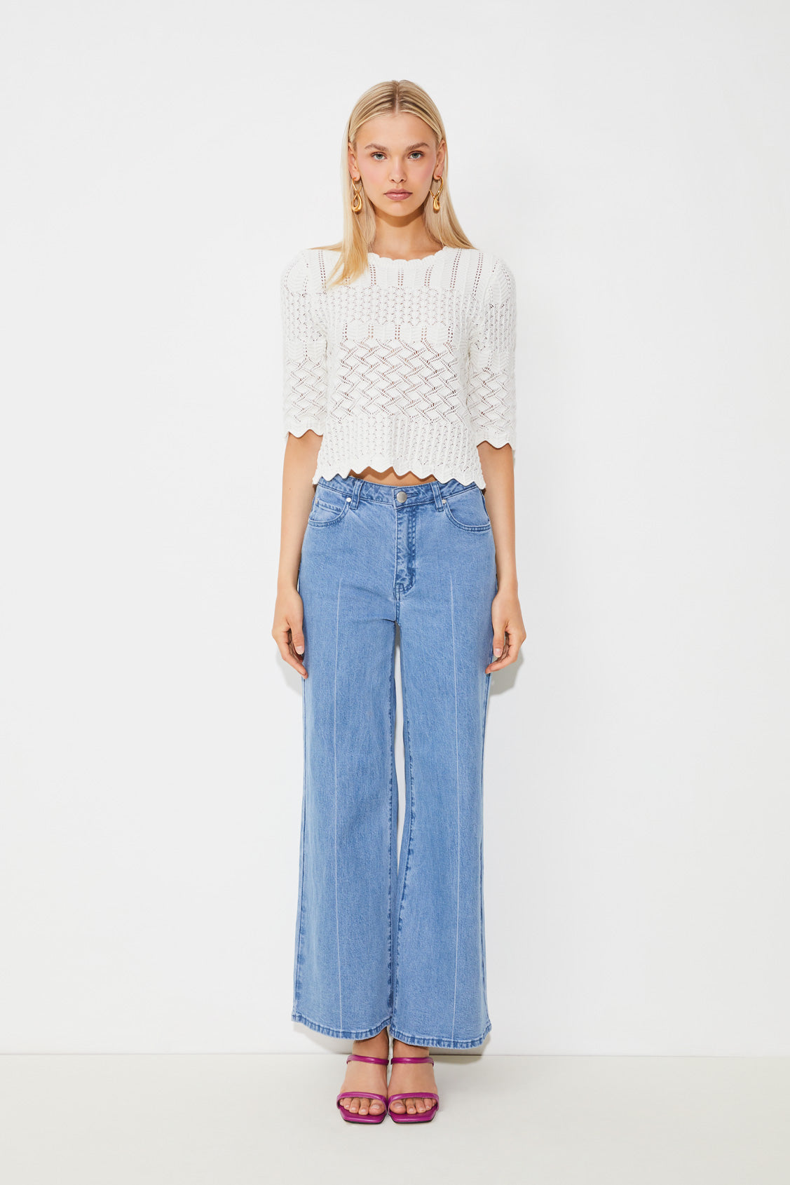 Lace Knit Top: A Touch of Romantic Charm