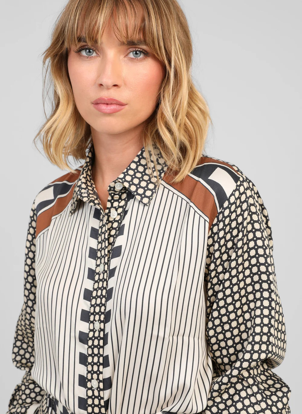 SHANONIE Shirt, Graphilo, Ecru