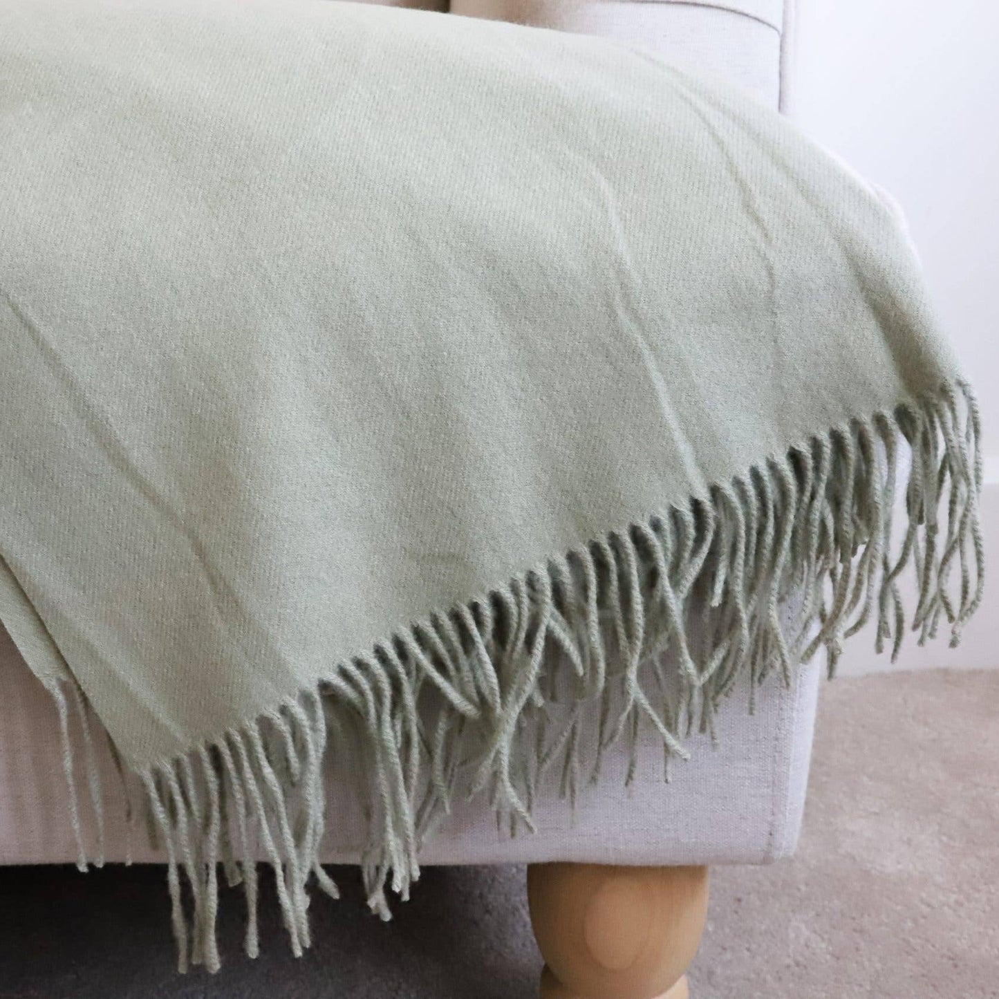 Sage Decorative Throw – 170 x 65cm | Soft Finish