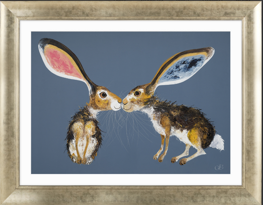 "Sweet Hare Kisses" by Quinn Russell – Original Artwork | 92cm x 72cm
