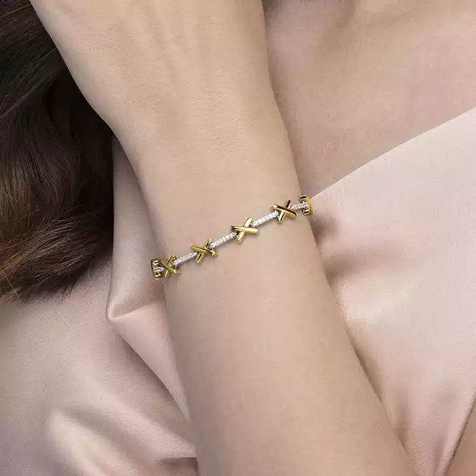 Sterling Silver 'Love' Bracelet