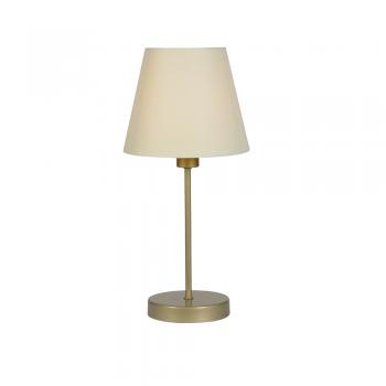 Table Lamp – Antique Brass with Cream Shade
