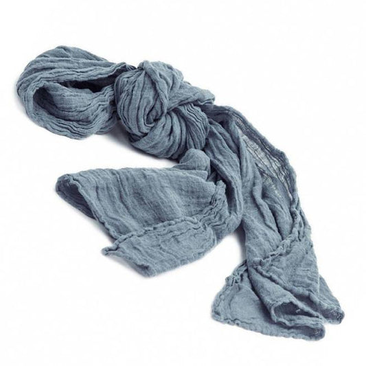 Pure Hemp Scarf | Bleu Embruns