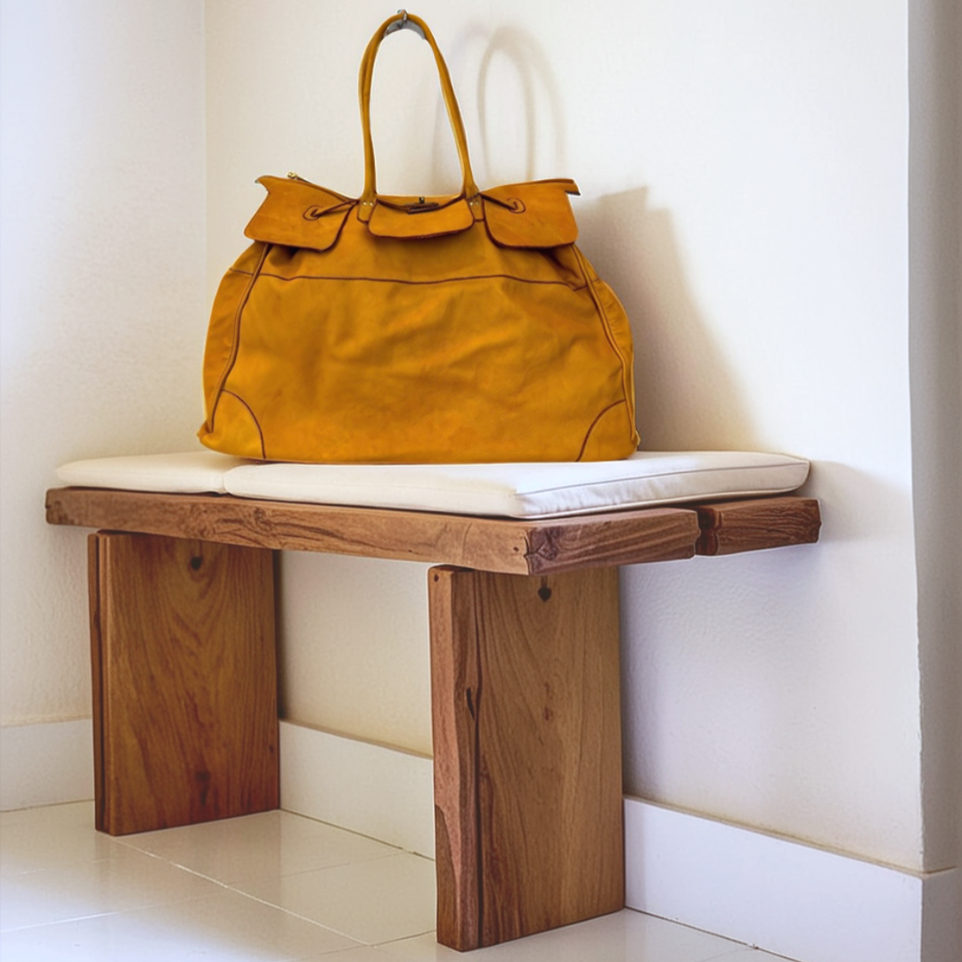 Soft Leather Large Holdall | Sunflower