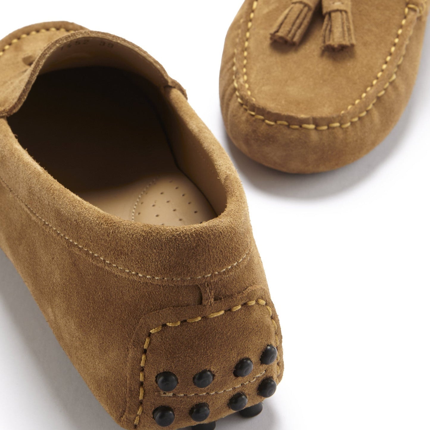 Women’s Tobacco Tasselled Loafer Driving Shoes – Suede Moccasins