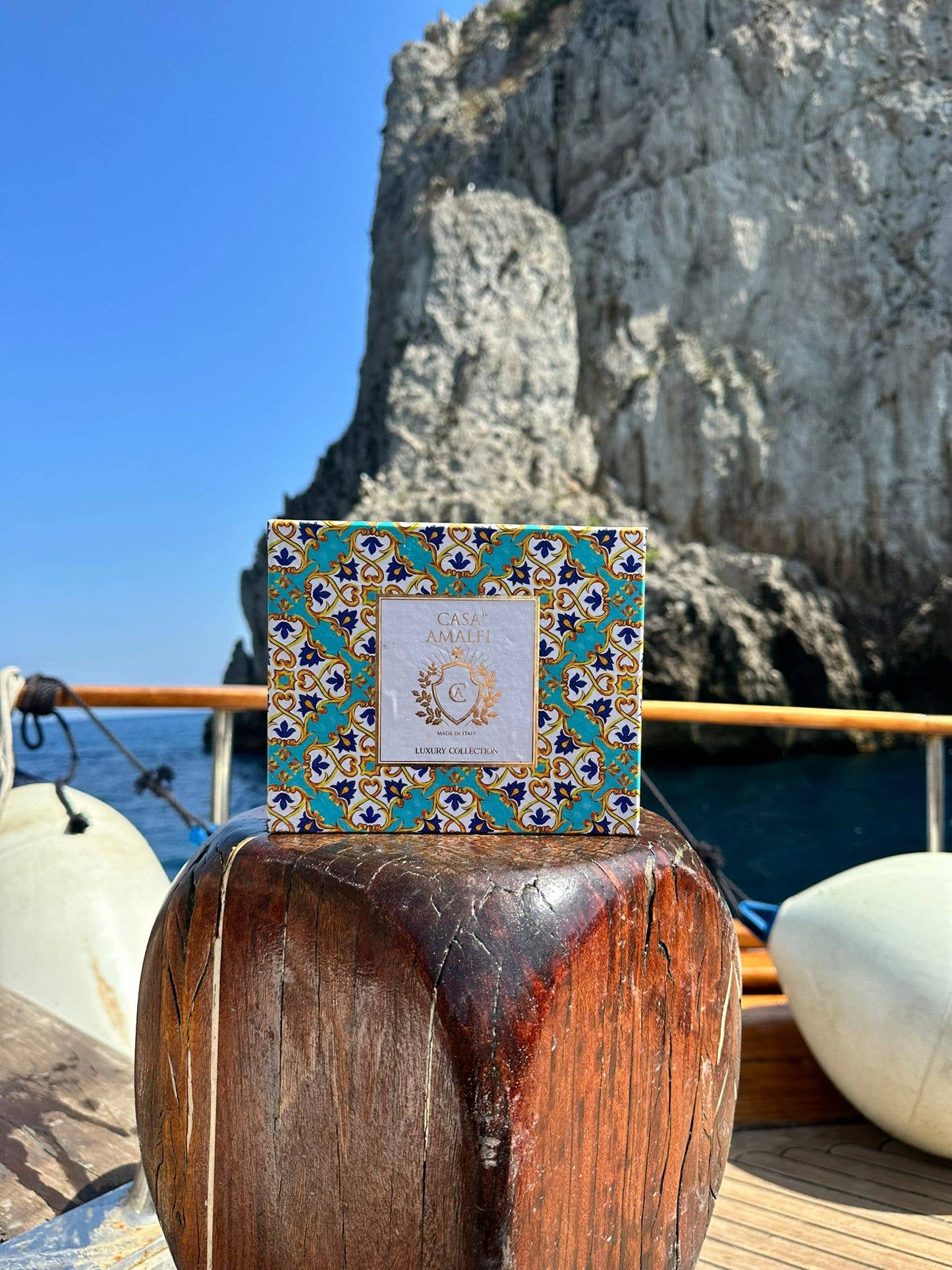 Take Me to Capri – Luxury Soap & Ceramic Dish Gift Set