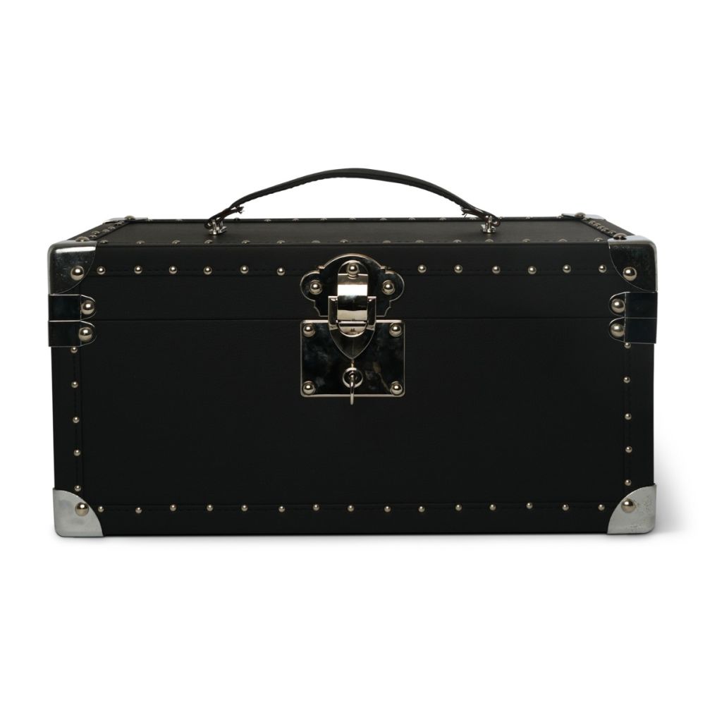 Winery Box in Black Colour with Two Glasses