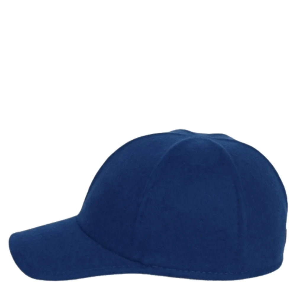 Unisex Felt Cap – 100% Wool, Made in Italy, Royal Blue