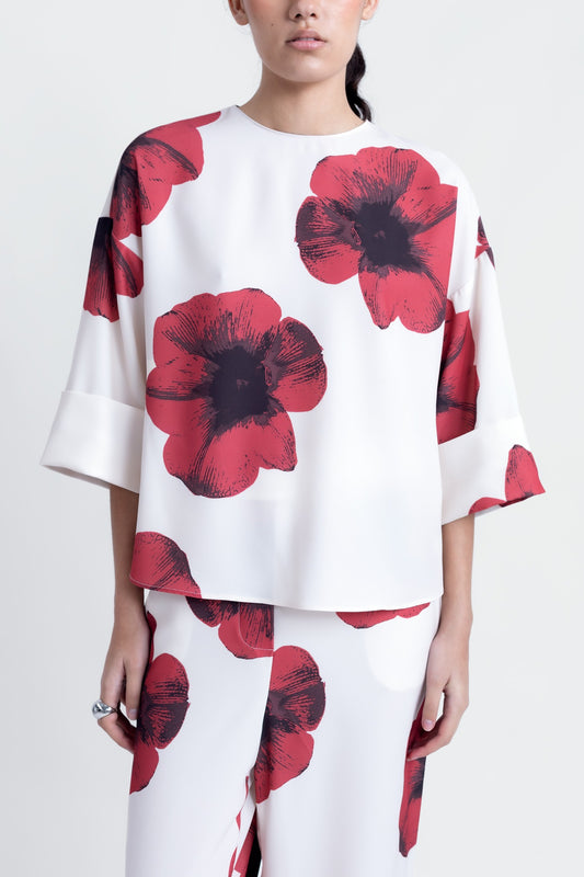Floral Fluid Top – Effortless Elegance in Bloom