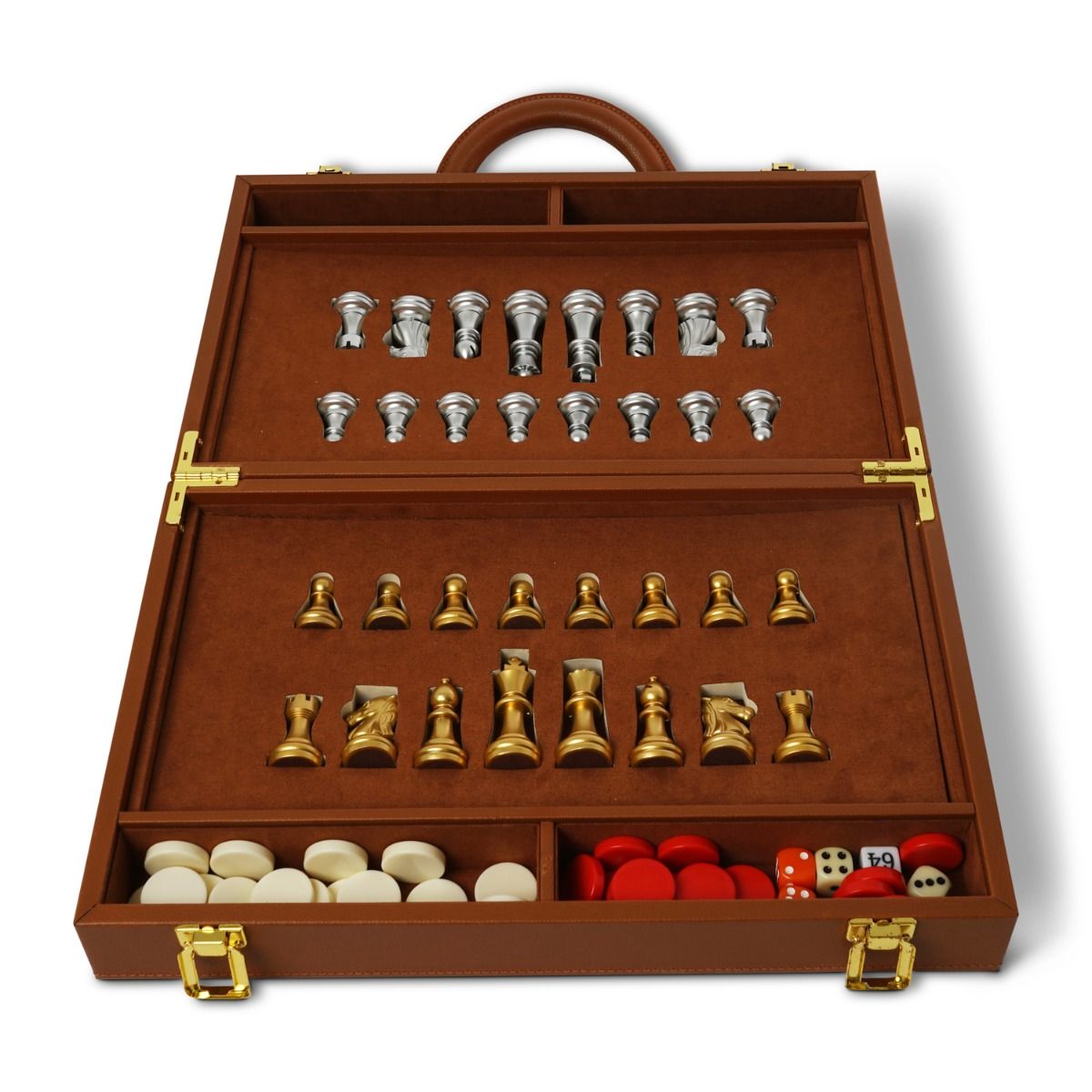 Chess & Backgammon Set in Elegant Case – Classic Board Games