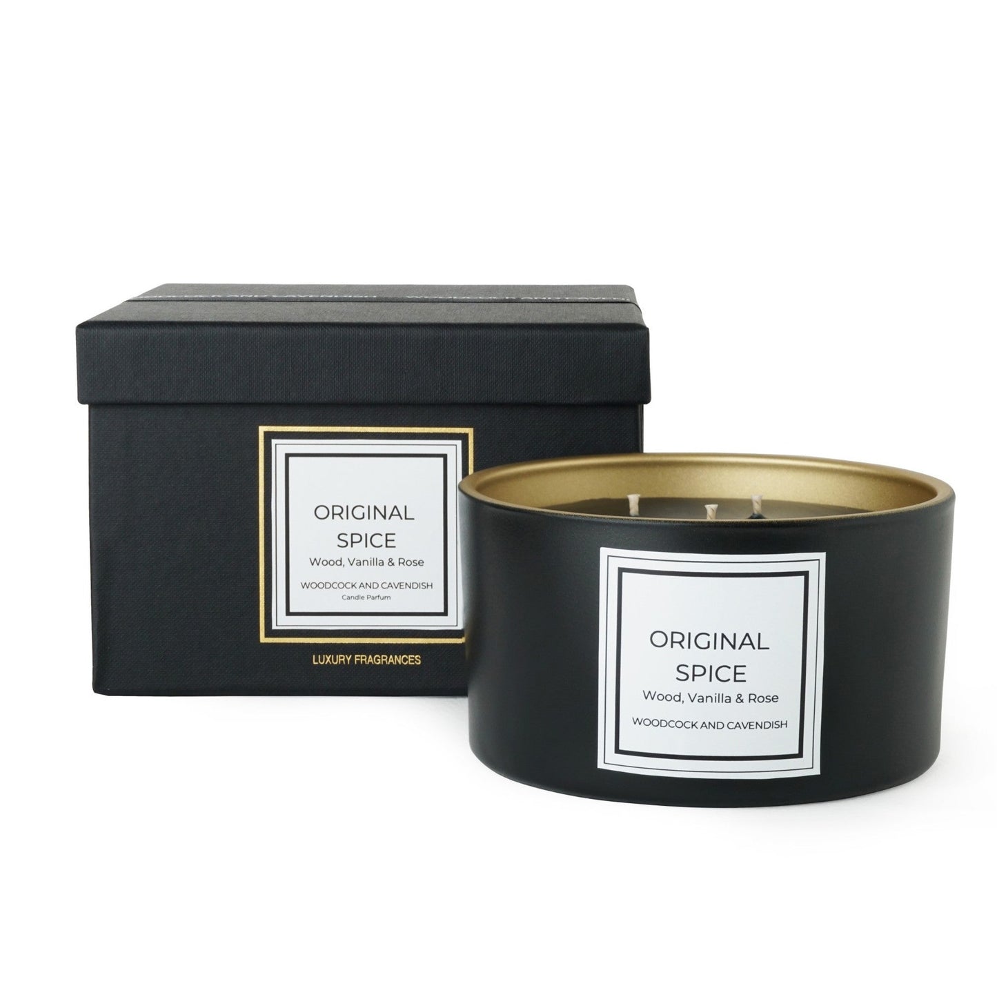 Three Wick Candle Original Spice Home Candle