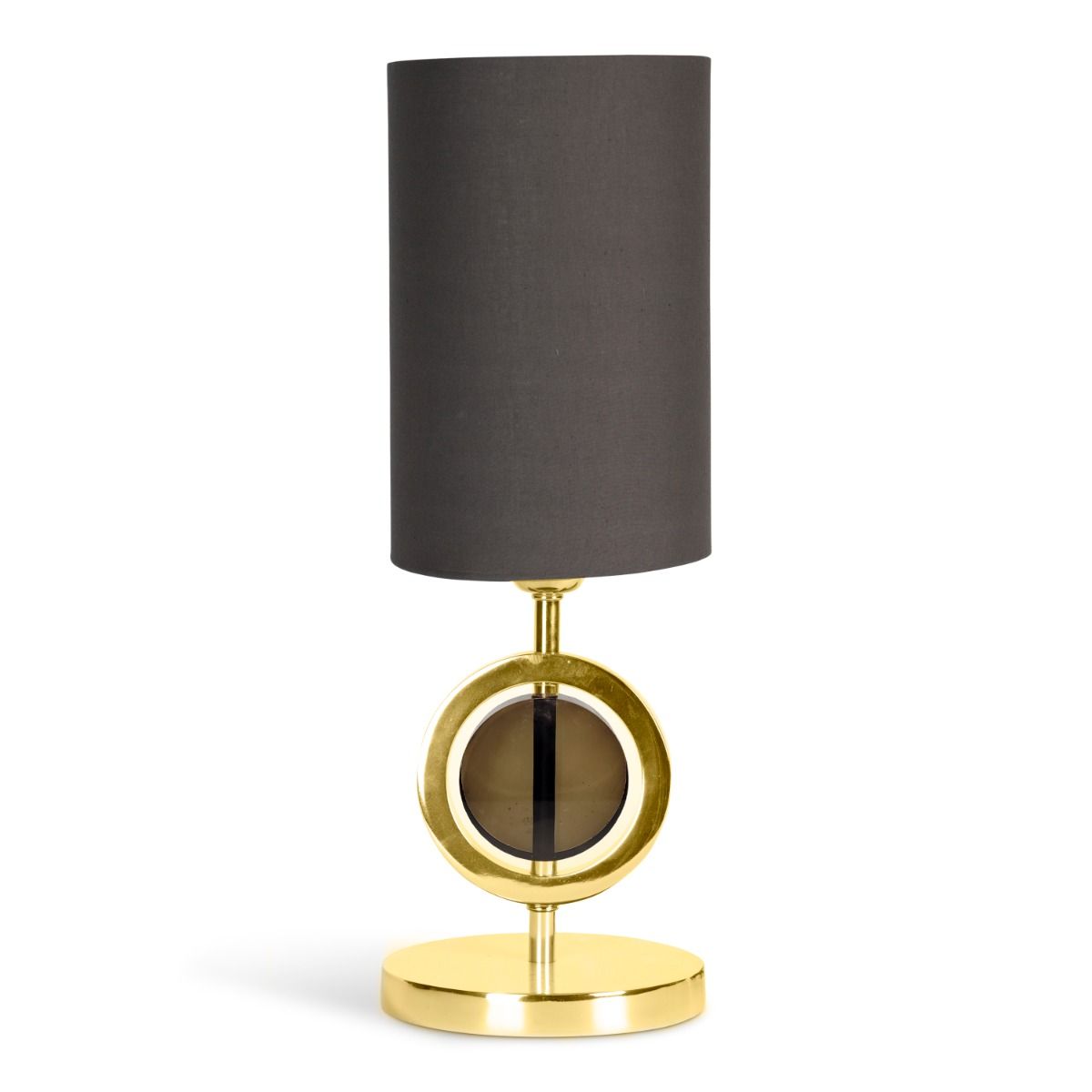 Art Deco Circle Lamp Single - Gold