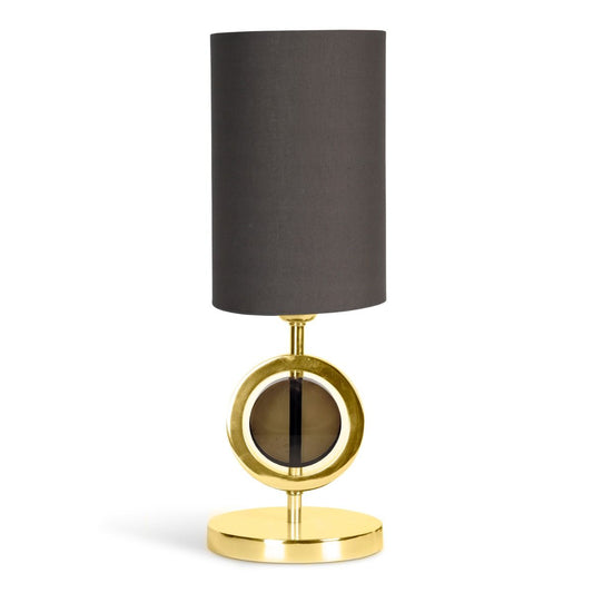 Art Deco Circle Lamp Single - Gold