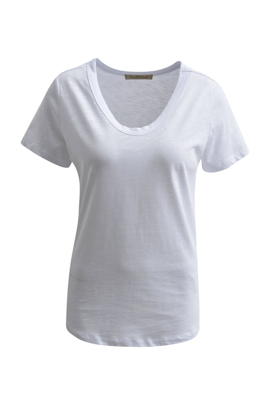 T-shirt Uneck - White