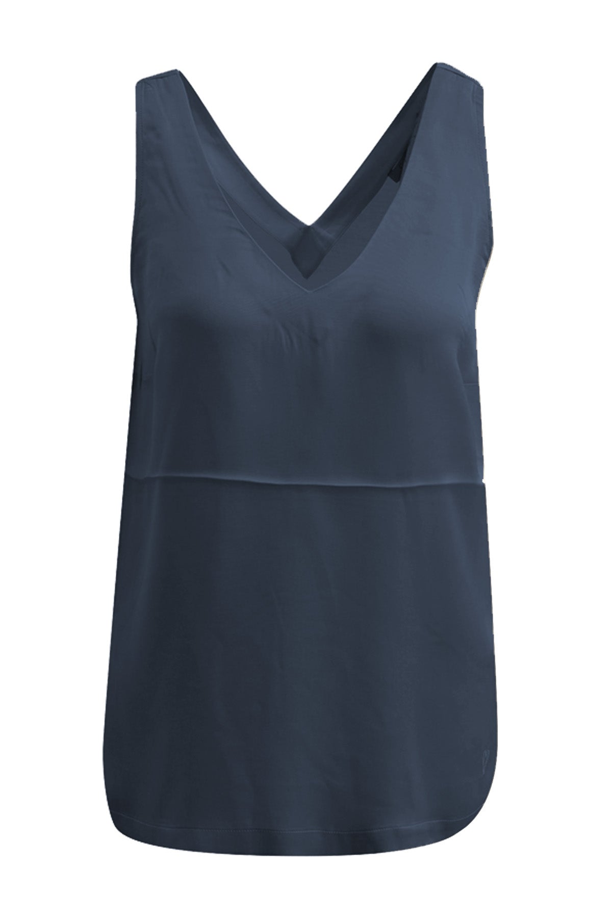 Satin Top - Dark blue - Smith & Soul