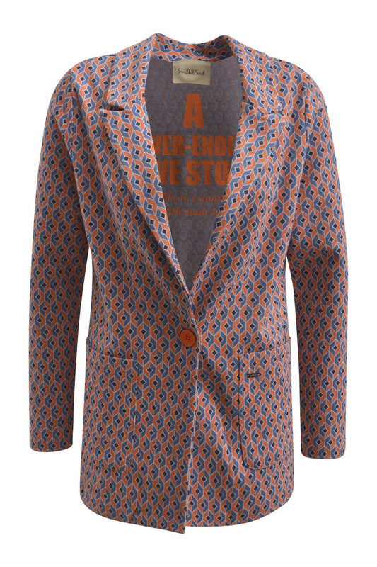 Jaquard Blazer - Mandarine print