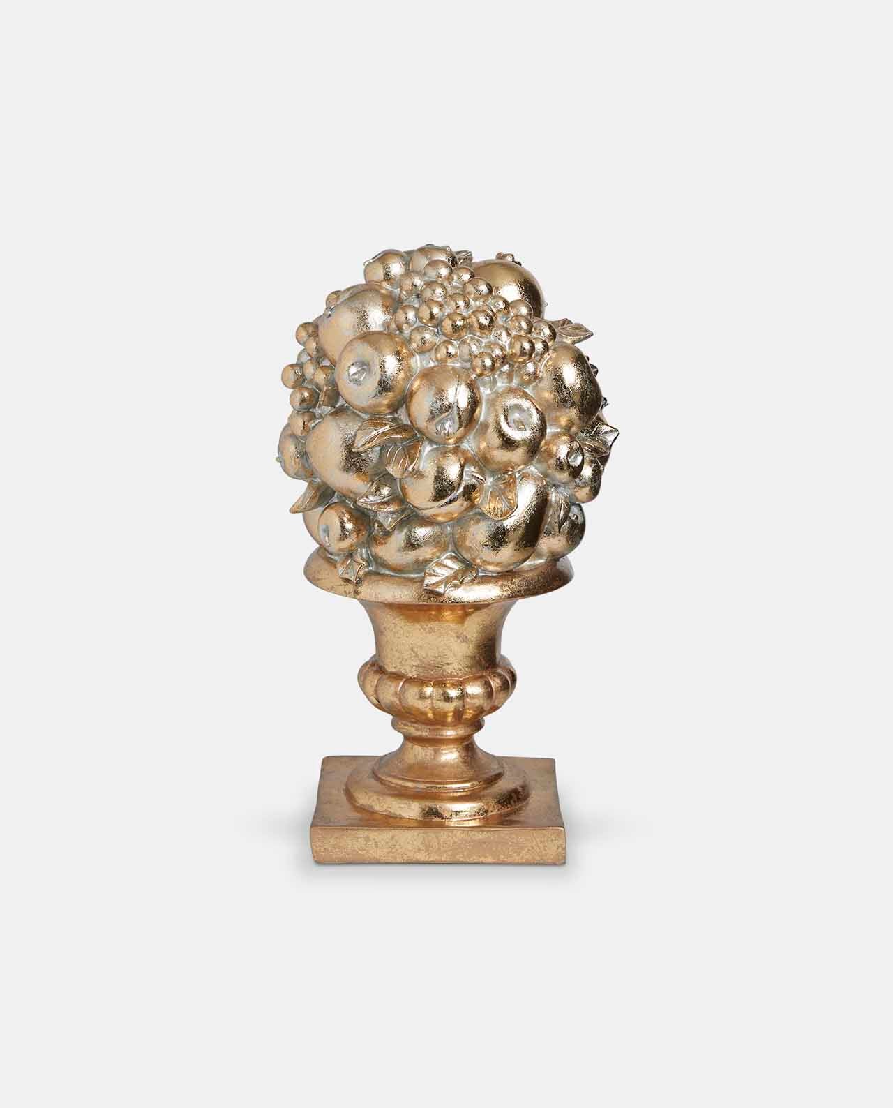 Gold Decorative Round Urn for sale - Woodcock and Cavendish