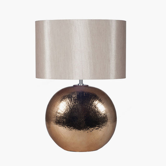 Alpha Bronze Textured Ceramic Table Lamp for sale - Woodcock and Cavendish