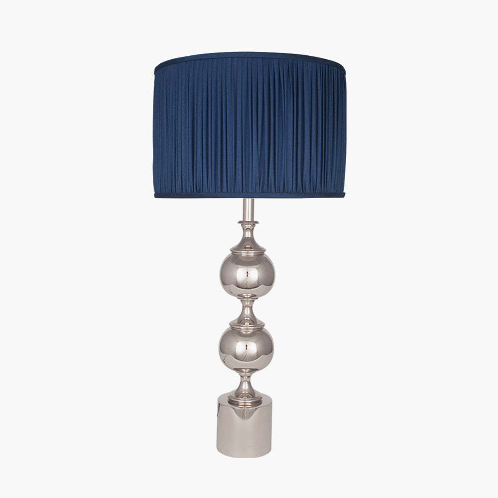 Aluminium Tall Footed Table Lamp