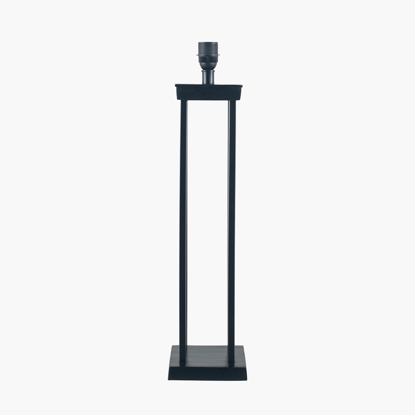 Langston Matt Black Metal Column Table Lamp