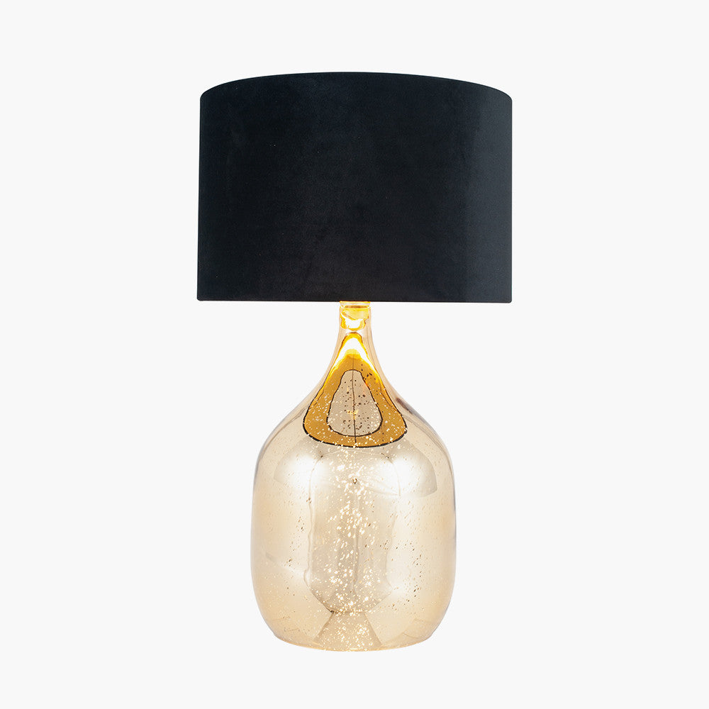 Stellar Champagne Gold Glass Dual Light Table lamp for sale - Woodcock and Cavendish