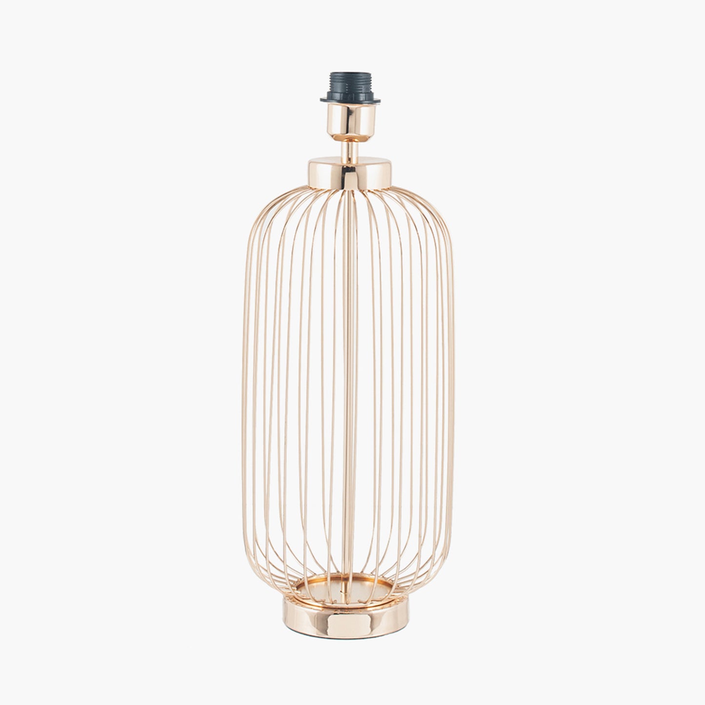 Dania French Gold Metal Wire Tall Table Lamp