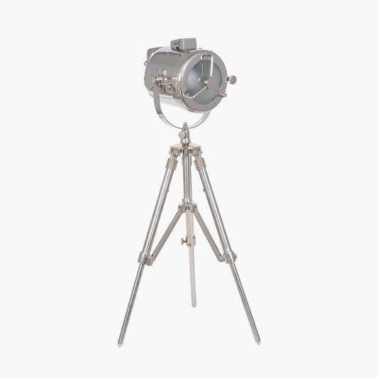 Marine Nickel Searchlight Table Lamp for sale - Woodcock and Cavendish