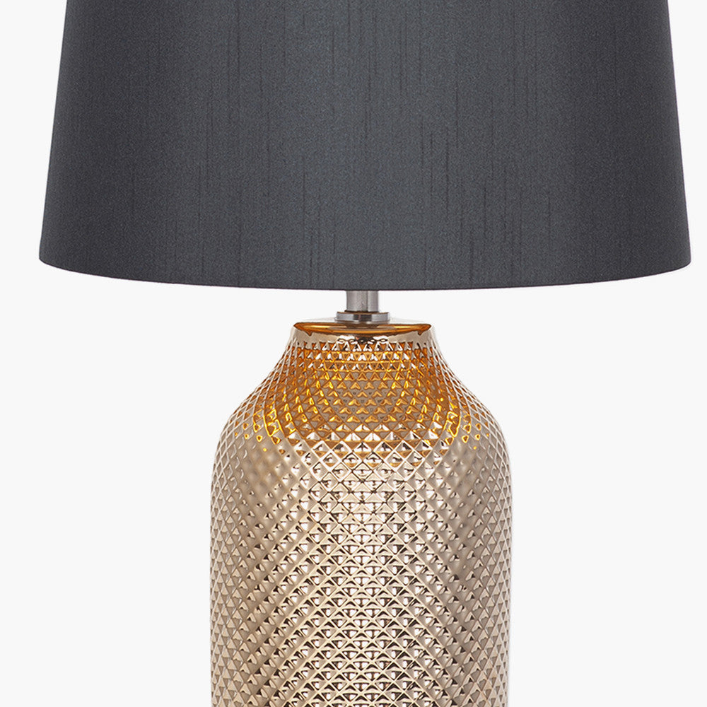 Nova Gold Textured Ceramic Table Lamp for sale - Woodcock and Cavendish