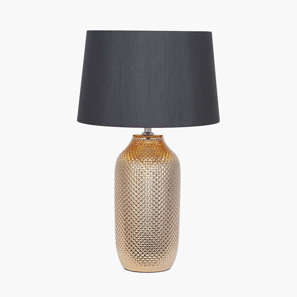 Nova Gold Textured Ceramic Table Lamp for sale - Woodcock and Cavendish