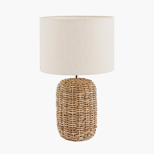 Acer Natural Woven Tall Table Lamp for sale - Woodcock and Cavendish