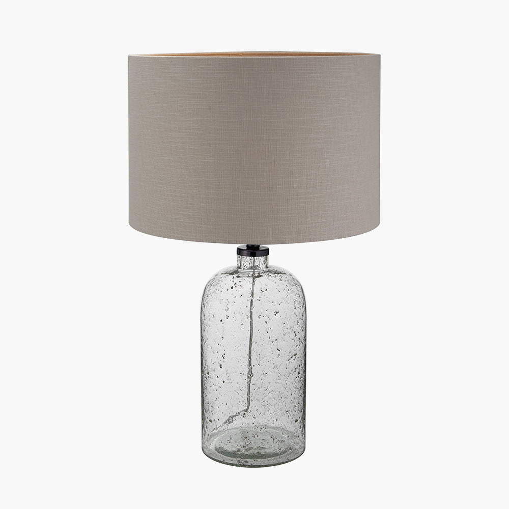 Ophelia Grey Bubble Glass Table Lamp for sale - Woodcock and Cavendish