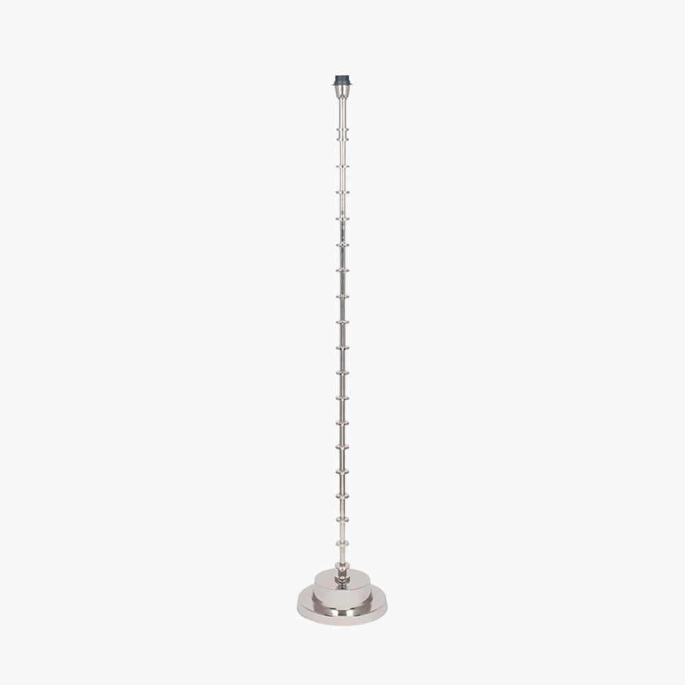 Almas Silver Metal Floor Lamp for sale - Woodcock and Cavendish